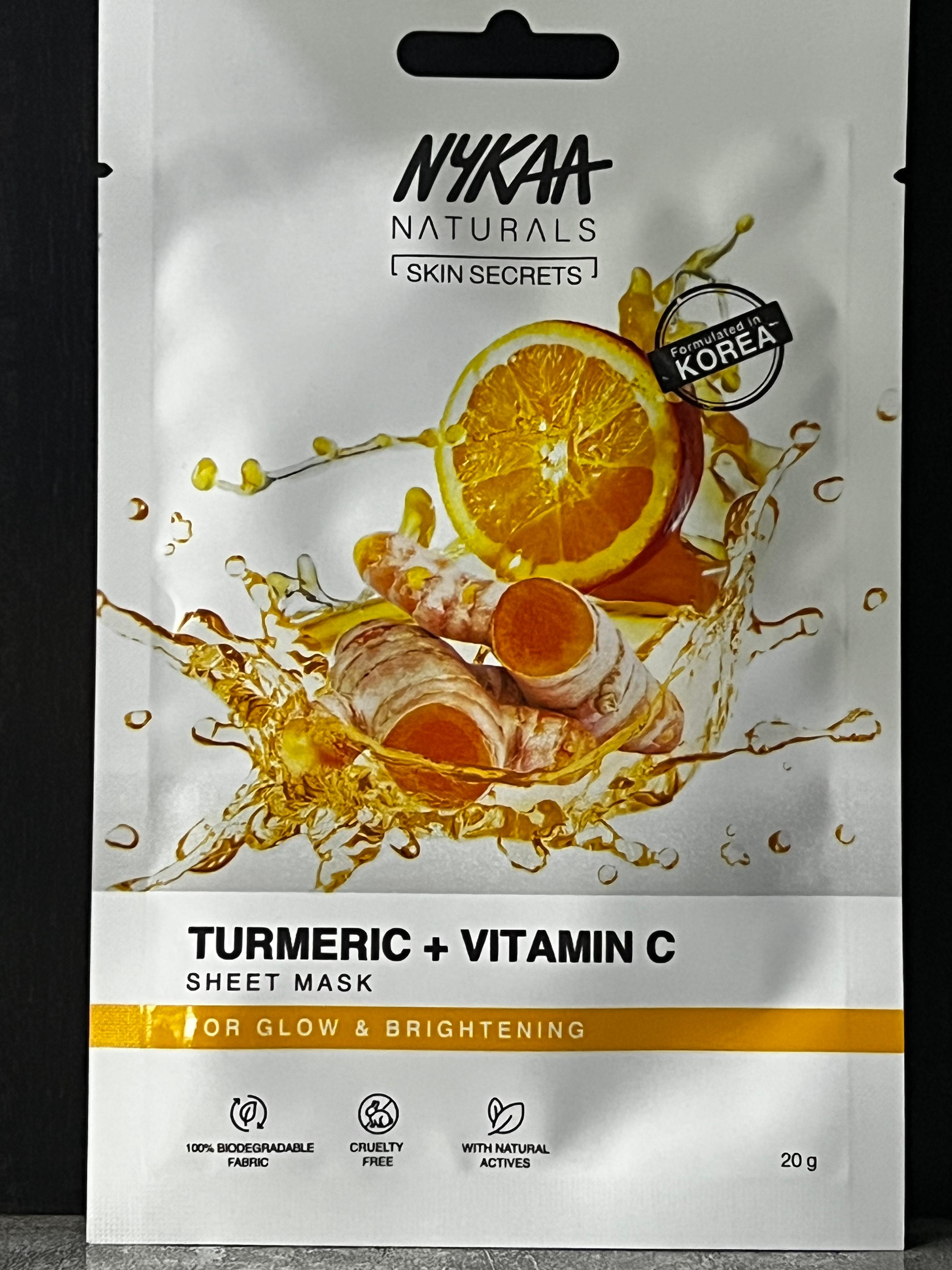 Turmeric + Vitamin C Sheet Mask